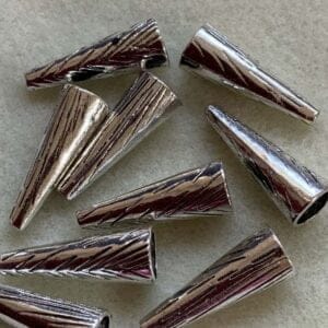 Silver Bead Cones
