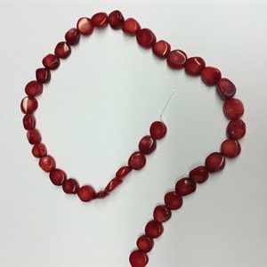 Coral Dyed Beads