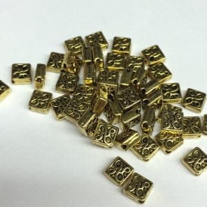Diamond Antique Gold Spacer Beads