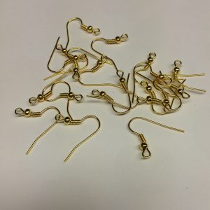 Earring Hooks Gold Plate