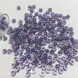 Amethyst Lined Crystal Ab Size 8-9274 Miyuki Seed Beads
