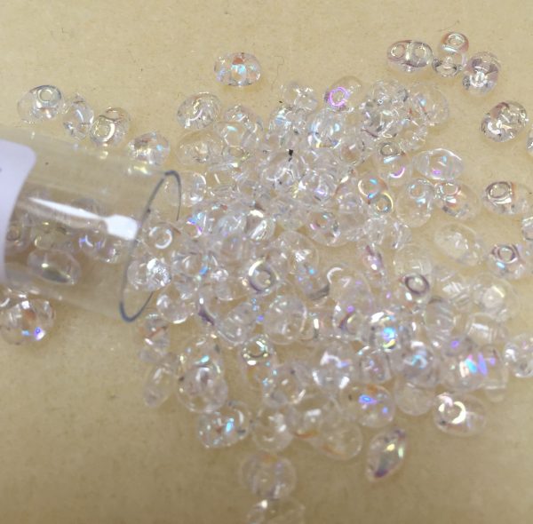 Superduo Crystal AB beads