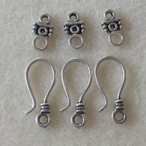 Hook Clasp Tibetan Style 23mm