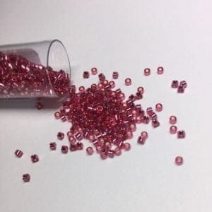 Dyed SL Med Rose Miyuki Delica Beads DB-1341 7.2g