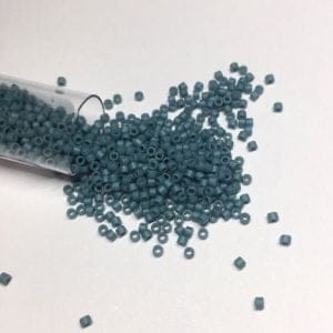 Matt Grey Blue Miyuki Delica Beads DB-792 7.2g