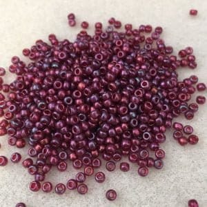Cranberry gold Lustre Size 8-9313 Miyuki