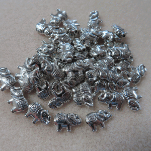 Elephant Spacer Beads Tibetan Style