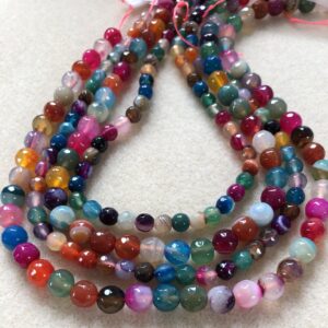 Vibrant Agate Beads