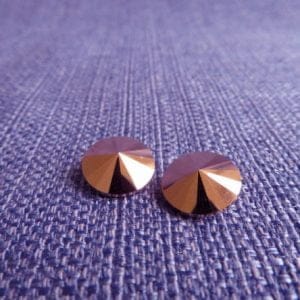 Swarovski Rivoli 14mm Rose Gold