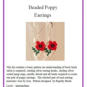Poppy Earrings Kit