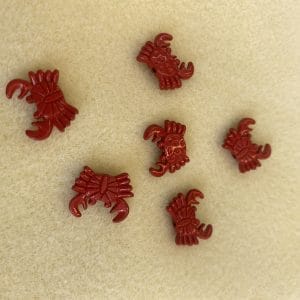 Crab beads 15mm