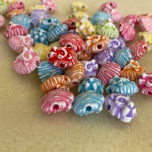 acrylic lion beads
