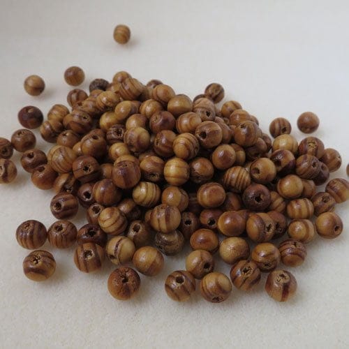 Wooden Coffee 8mm Beads