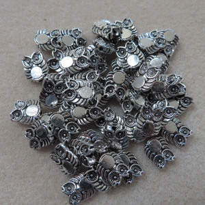 Owls Tibetan Style Spacers