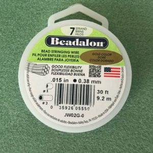 Beadalon Metallic Gold 7 Strand