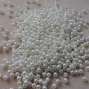 Cream Acrylic Pearls