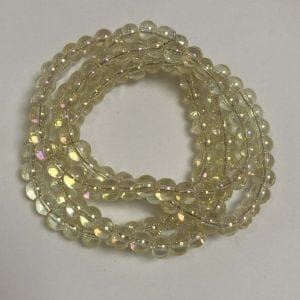 Lemon Ab Coated 6mm Beads