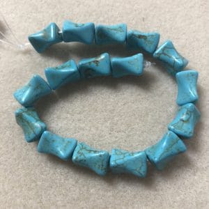 Turquoise Twisted Beads