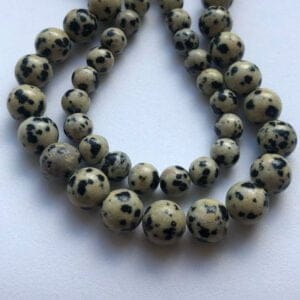Dalmation Jasper Beads