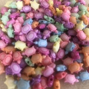 Turtles Acrylic Pastel 10mm