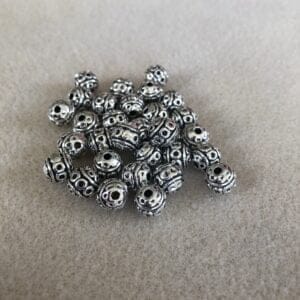 Tibetan Style Carved 8mm