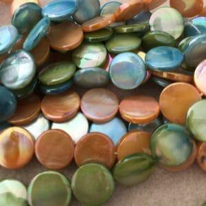 Shell Coin 11mm Beads