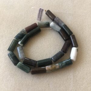 Indian Agate Tube Beads