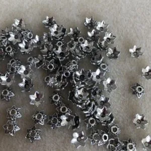 Pentacle Bead Caps 7mm