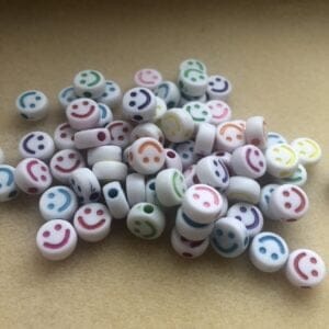 acrylic smiley faces