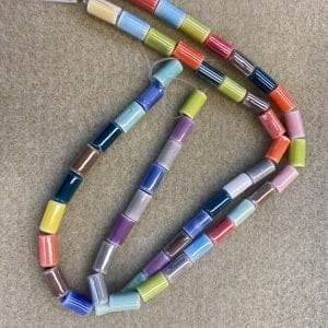 11mm mixed colour ceramic tubes