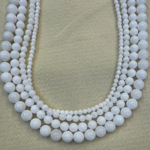 White Jade 4, 6, 8 & 10mm