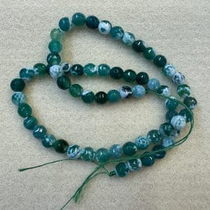 Green Faceted Agate 6mm