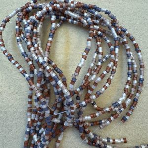 Lampwork Disc 2.5mm Beads Natural