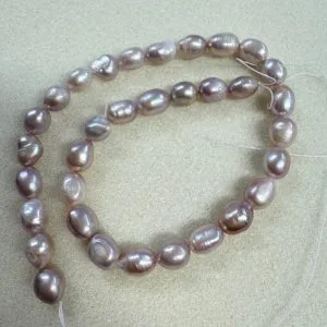 10mm freshwater pearl in thistle colour