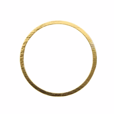 Gold Plated 20mm Round Bead Frame
