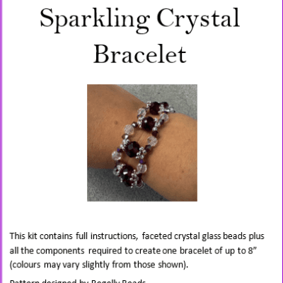 Red Sparkling Crystal Bracelet