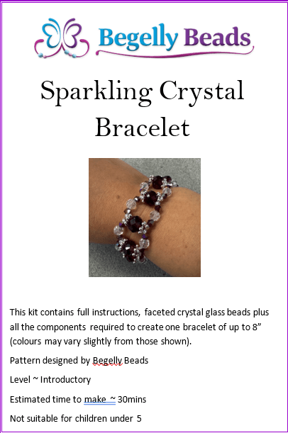 Red Sparkling Crystal Bracelet